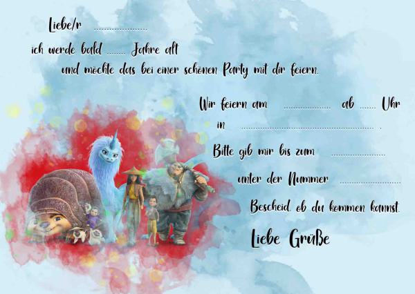 Preview: Raja-Einladungskarten