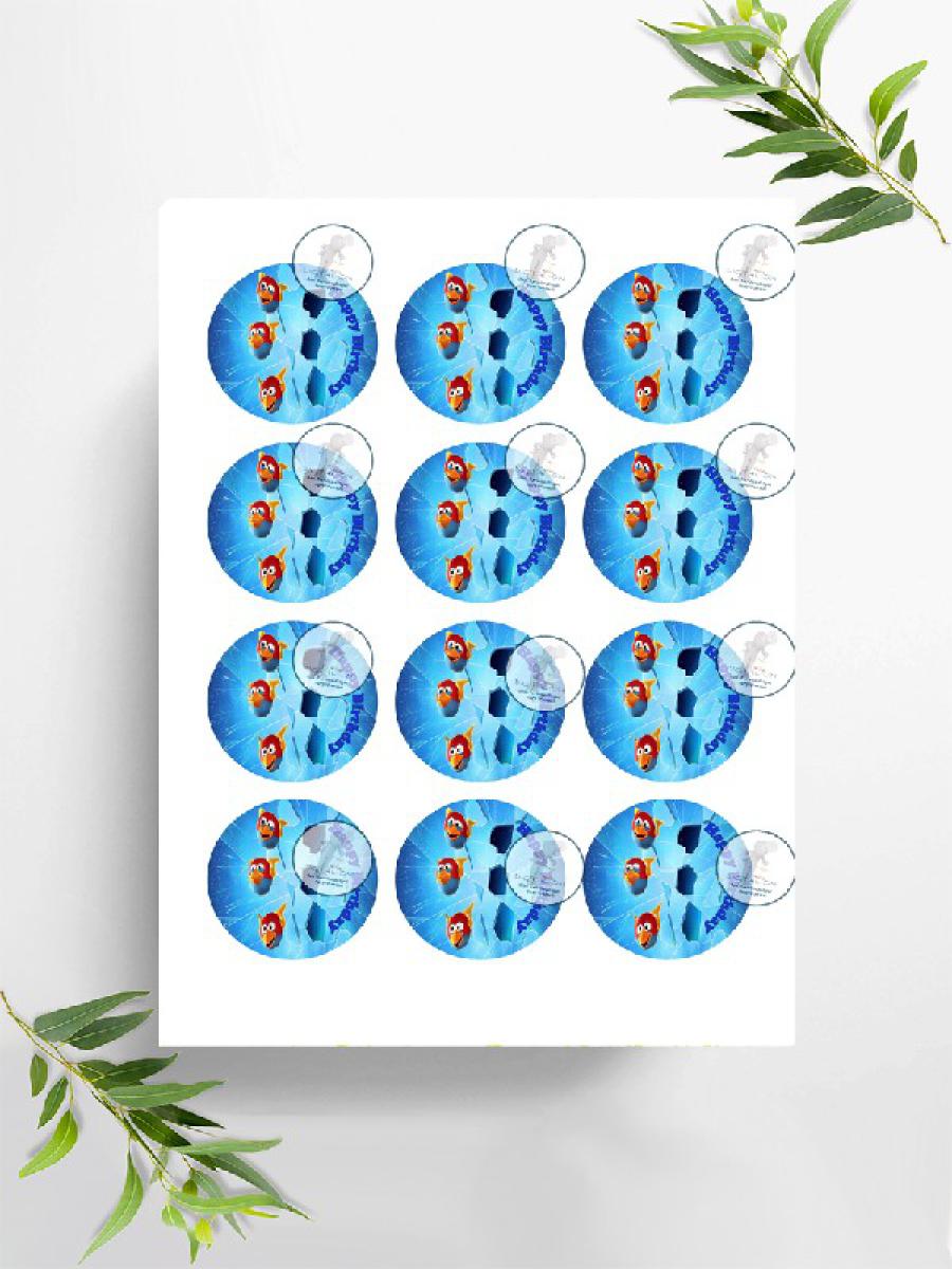 Angry Birds  Muffinaufleger, Ø ca. 6 cm, 0378x