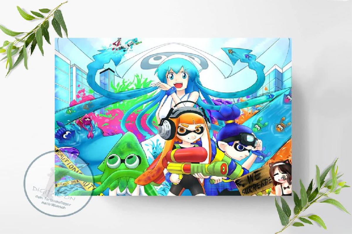 Splatoon Tortenaufleger A4, 0950z