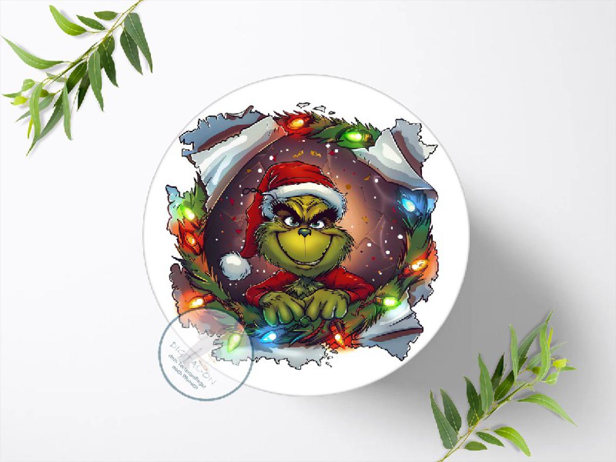 Der Grinch Tortenaufleger Ø 20cm, 2886z