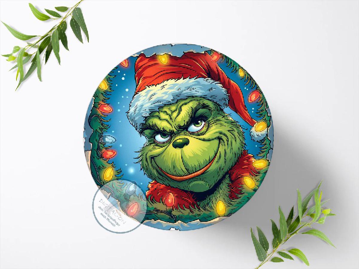 Der Grinch Tortenaufleger Ø 20cm, 2894z