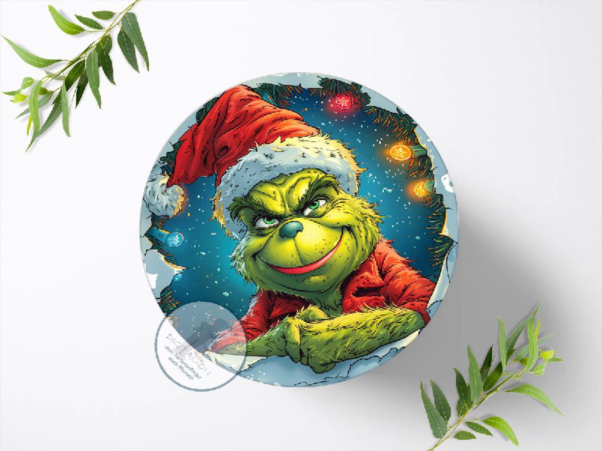 Der Grinch Tortenaufleger Ø 20cm, 2896z