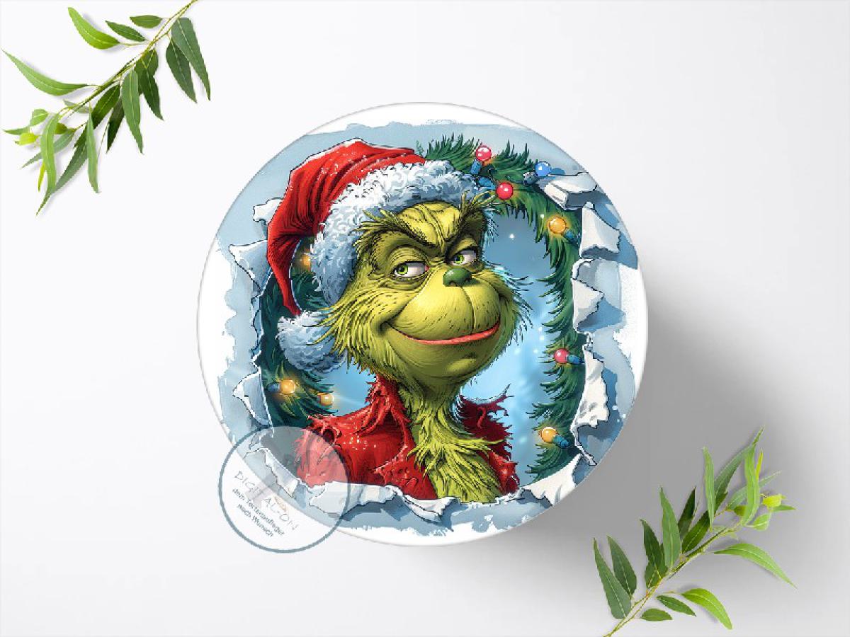 Der Grinch Tortenaufleger Ø 20cm, 2898z