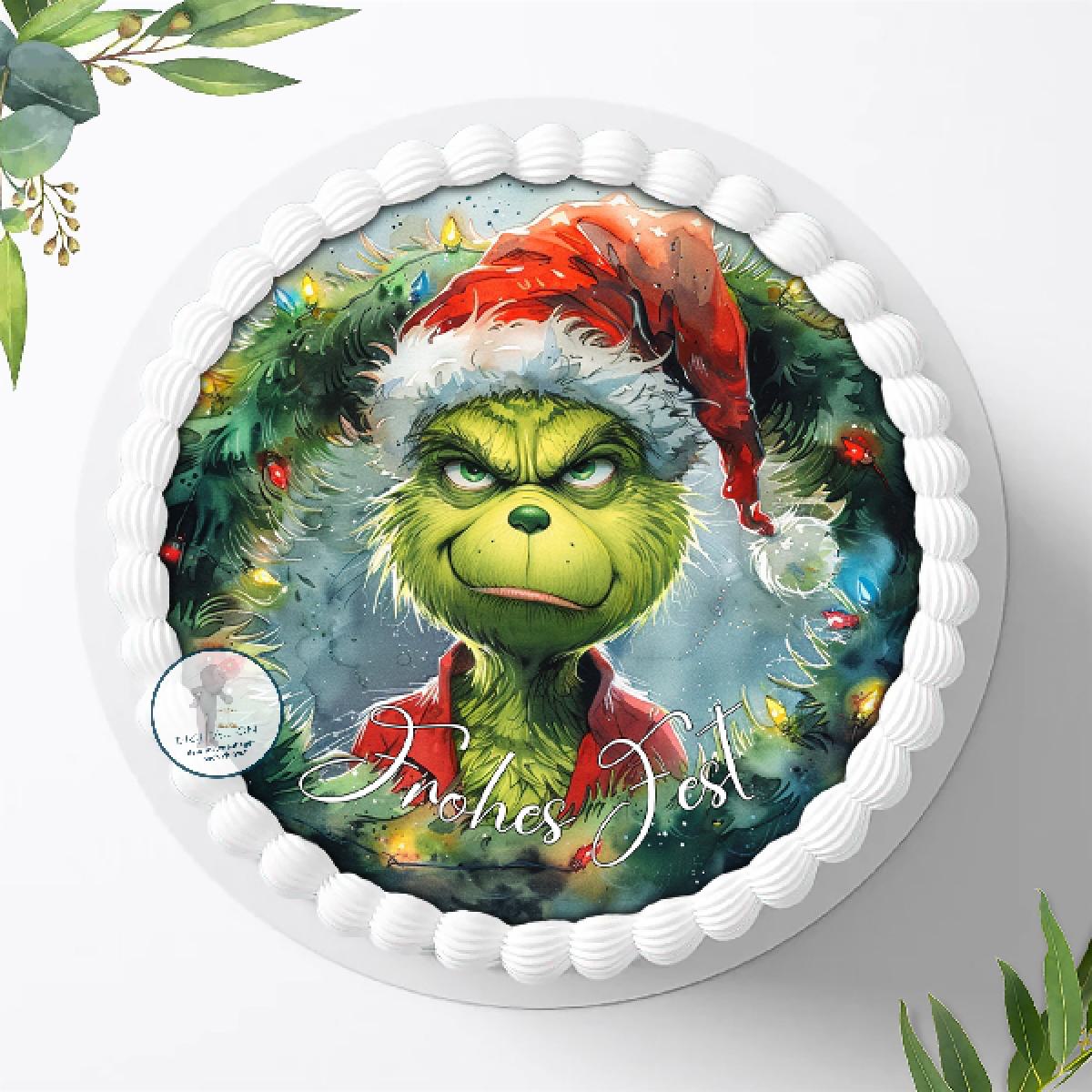 Der Grinch Tortenaufleger Ø 20cm, 2914z