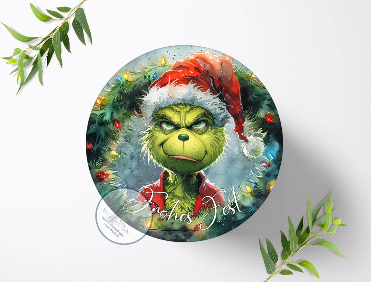 Der Grinch Tortenaufleger Ø 20cm, 2914z
