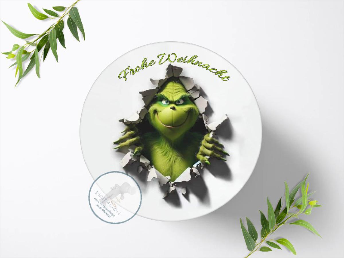 Der Grinch Tortenaufleger Ø 20cm, 2940z