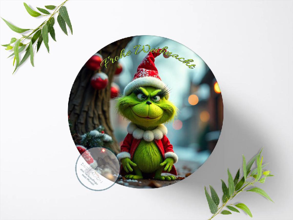 Der Grinch Tortenaufleger Ø 20cm, 2941z