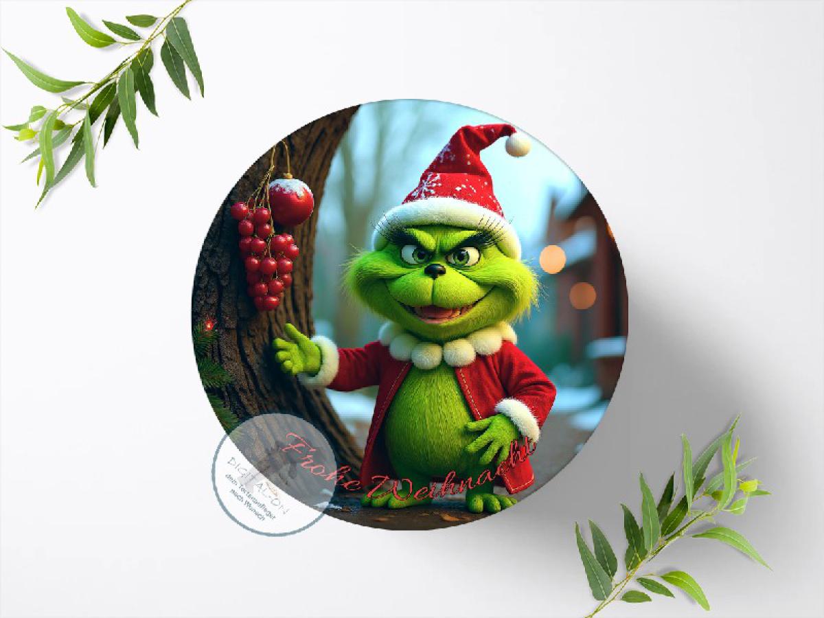 Der Grinch Tortenaufleger Ø 20cm, 2944z