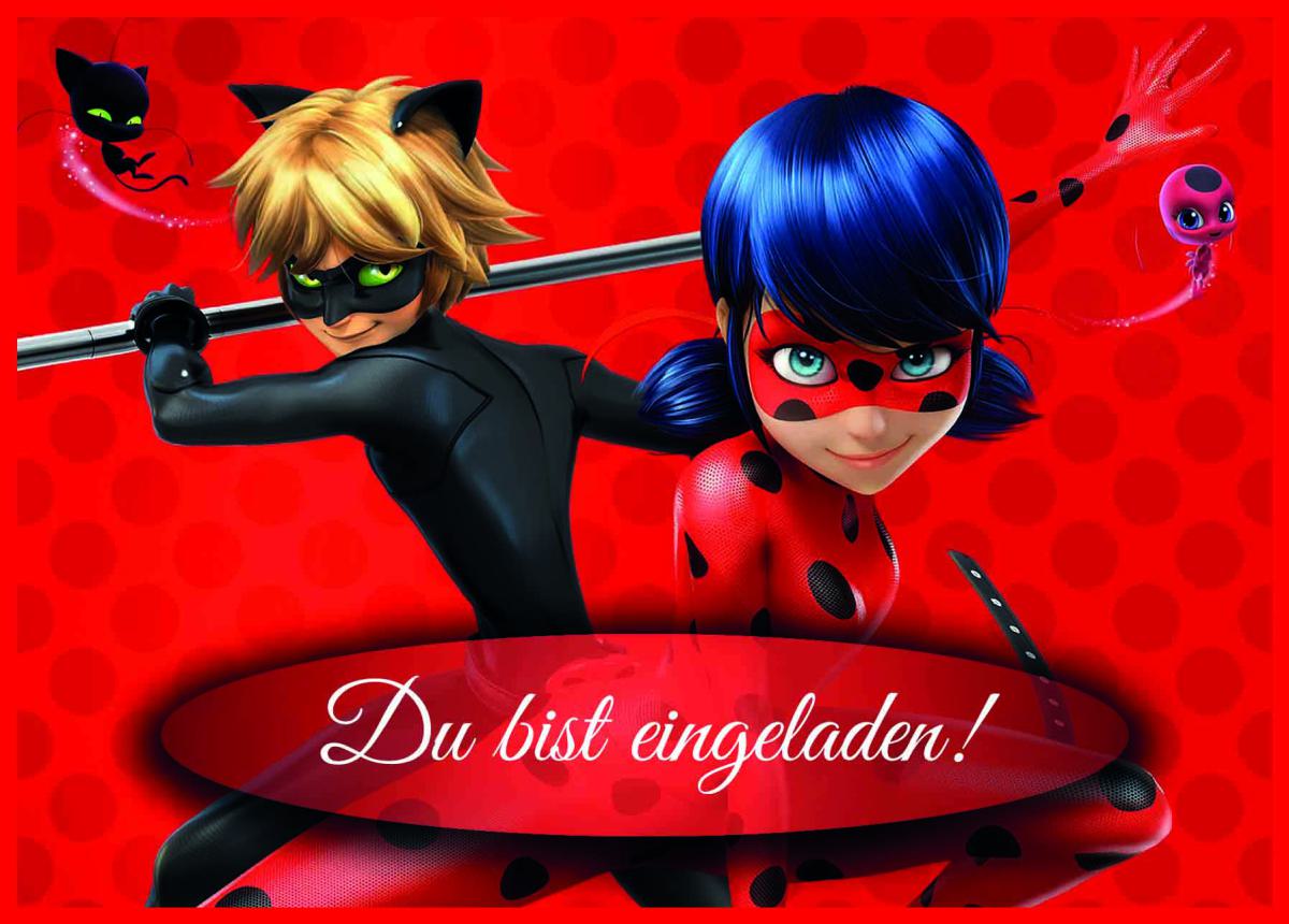 Ladybug-Einladungskarten