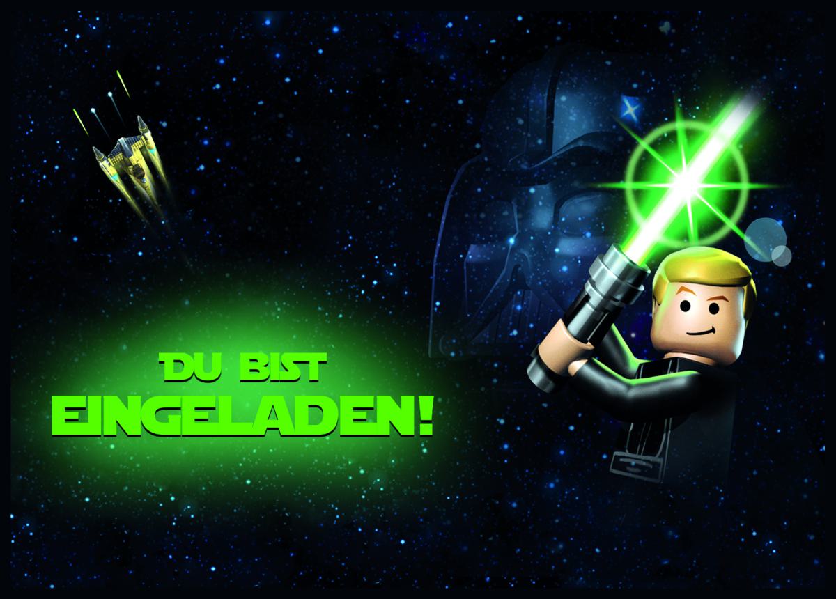 Star Wars-Einladungskarten
