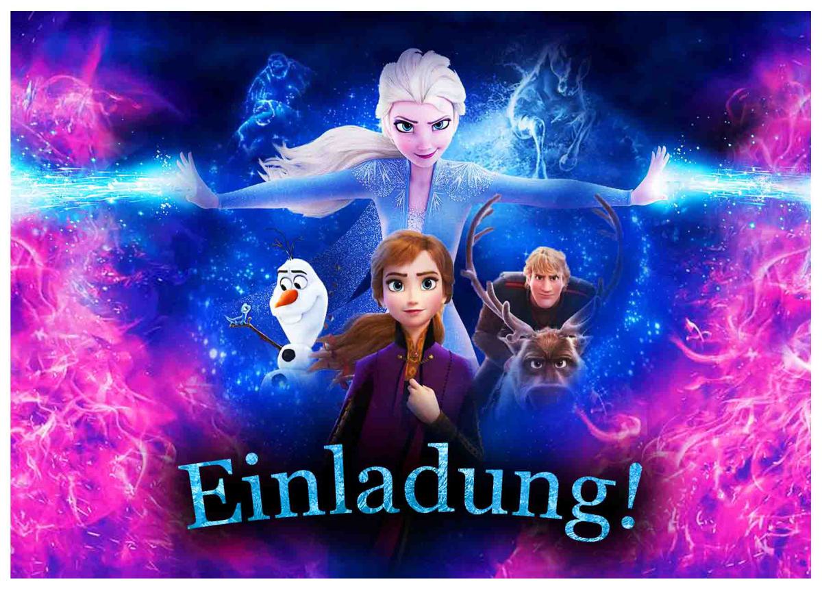 Frozen Die Eiskönigin-Einladungskarten