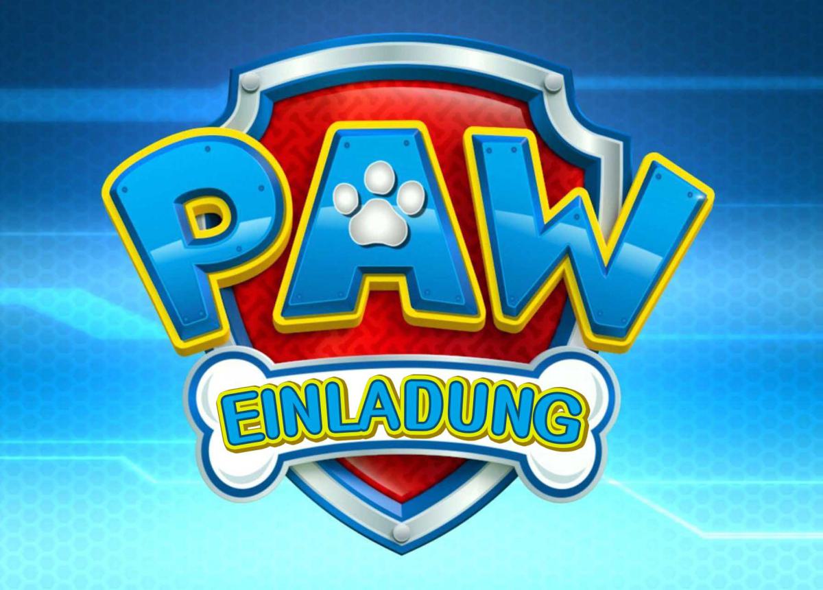 Paw Patrol-Einladungskarten