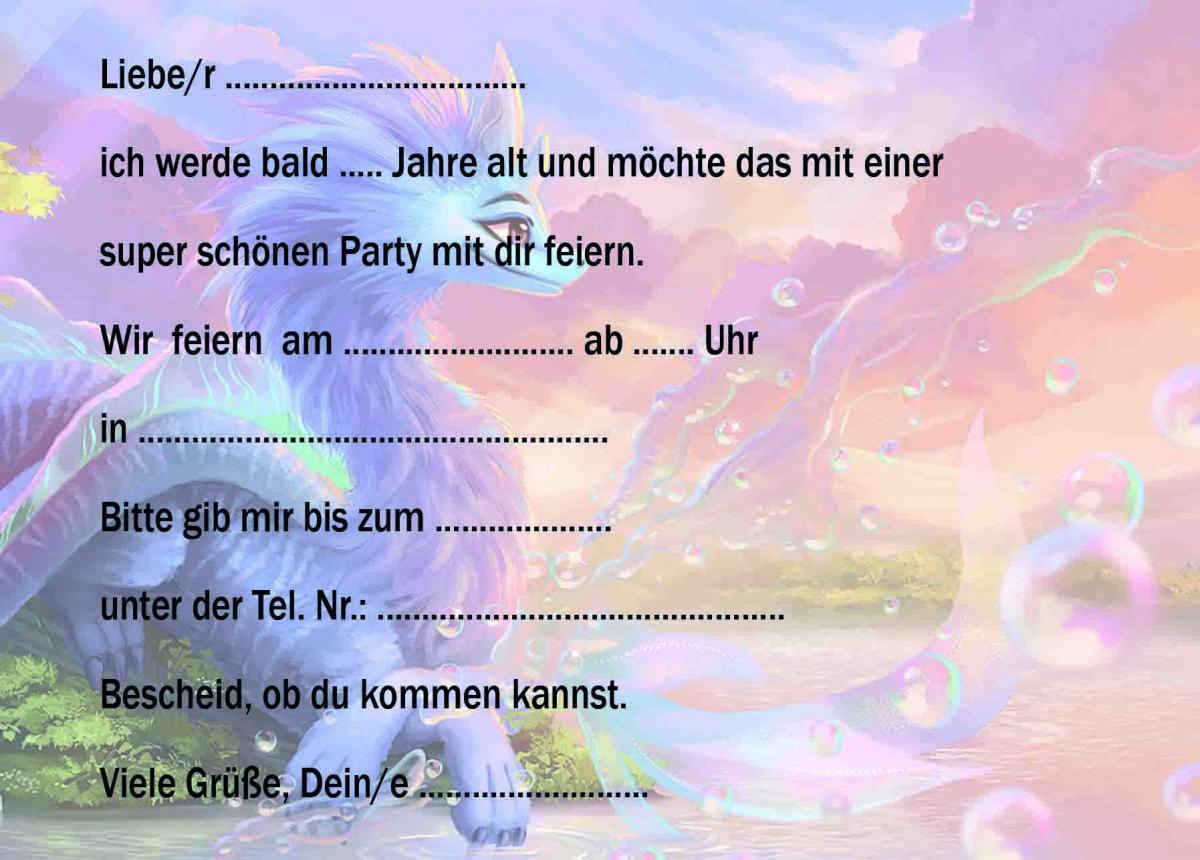 Raja-Einladungskarten